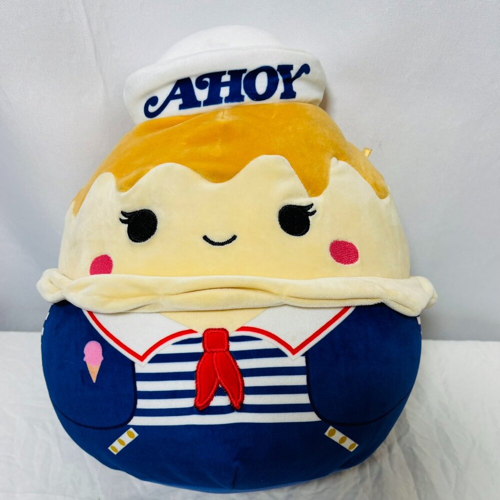 Stranger Things Scoops Ahoy Squishmallow 🍦‎ Netflix Licensed Sailor Plush